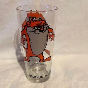 1973 Pepsi Collector Series Glass with the Tasmanian devil